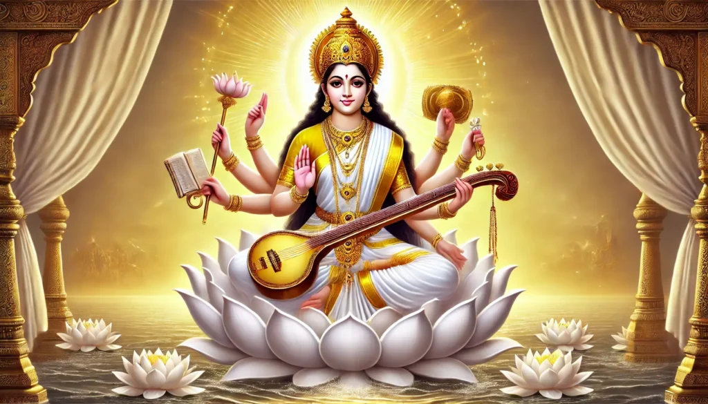 Basant Panchami 2025 कौन हैं देवी सरस्वती, ब्रह्मा की पुत्री या पत्नी